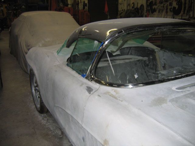 1962 Corvette collision repair at Automotive Enterprise, San Carlos CA – photo 1