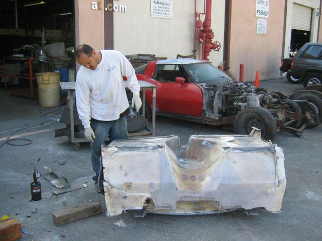 1962 Corvette collision repair at Automotive Enterprise, San Carlos CA – photo 8