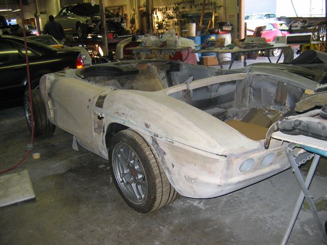 1962 Corvette collision repair at Automotive Enterprise, San Carlos CA – photo 13