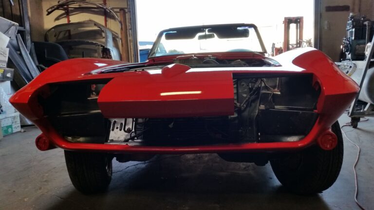 1965 Chevrolet Corvette collision repair at Automotive Enterprise, San Carlos CA – photo 3