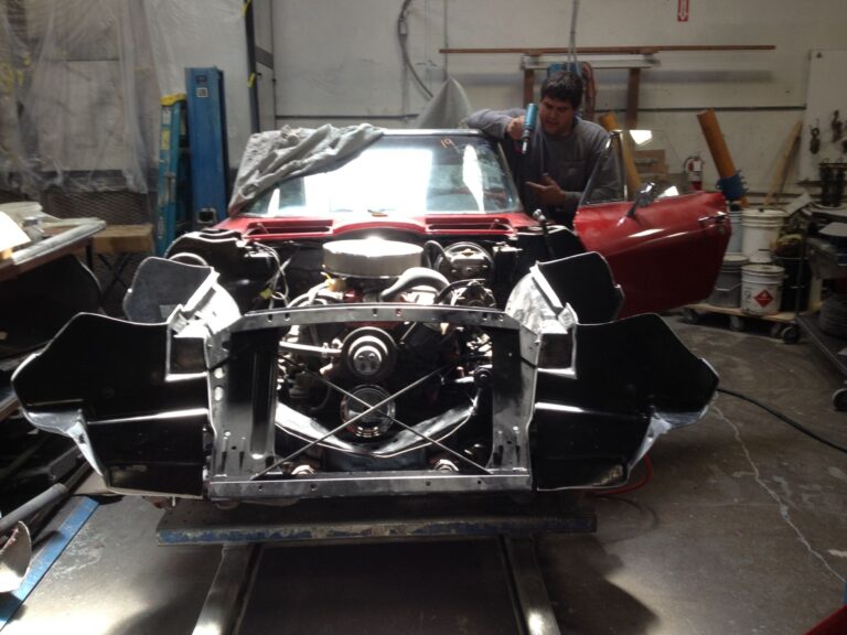 1965 Chevrolet Corvette collision repair at Automotive Enterprise, San Carlos CA – photo 5