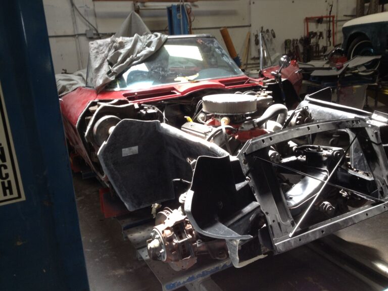 1965 Chevrolet Corvette collision repair at Automotive Enterprise, San Carlos CA – photo 6