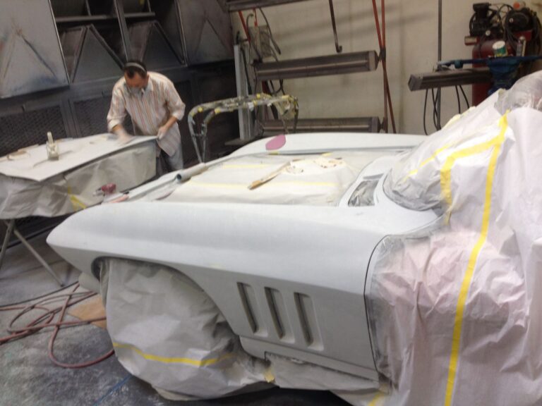 1965 Chevrolet Corvette collision repair at Automotive Enterprise, San Carlos CA – photo 17