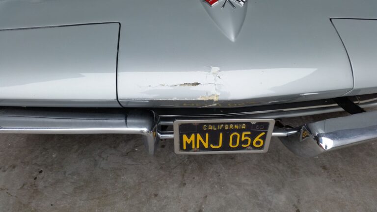1965 Chevy Corvette collision repair at Automotive Enterprise, San Carlos CA – photo 1