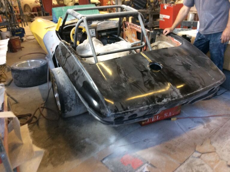 1965 Chevy Corvette Fastback collision repair at Automotive Enterprise, San Carlos CA – photo 5