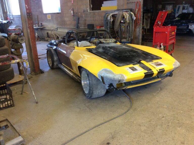 1965 Chevy Corvette Fastback collision repair at Automotive Enterprise, San Carlos CA – photo 8