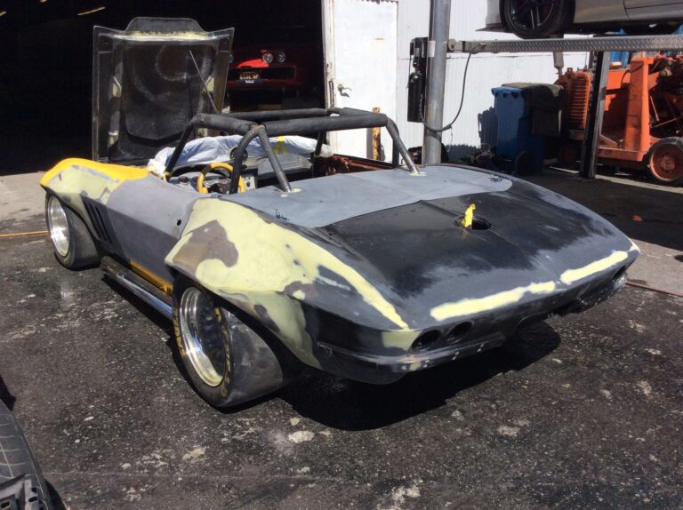 1965 Chevy Corvette Fastback collision repair at Automotive Enterprise, San Carlos CA – photo 26