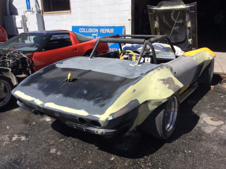 1965 Chevy Corvette Fastback collision repair at Automotive Enterprise, San Carlos CA – photo 27