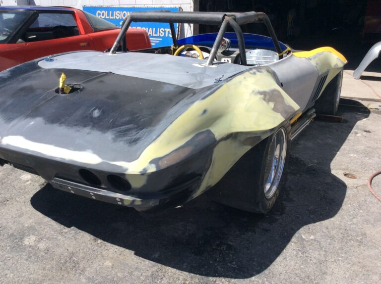 1965 Chevy Corvette Fastback collision repair at Automotive Enterprise, San Carlos CA – photo 29