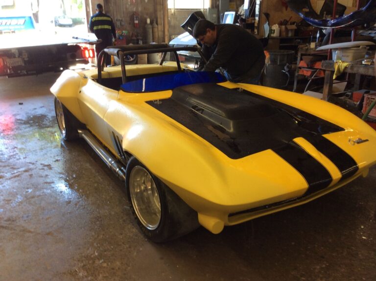 1965 Chevy Corvette Fastback collision repair at Automotive Enterprise, San Carlos CA – photo 33