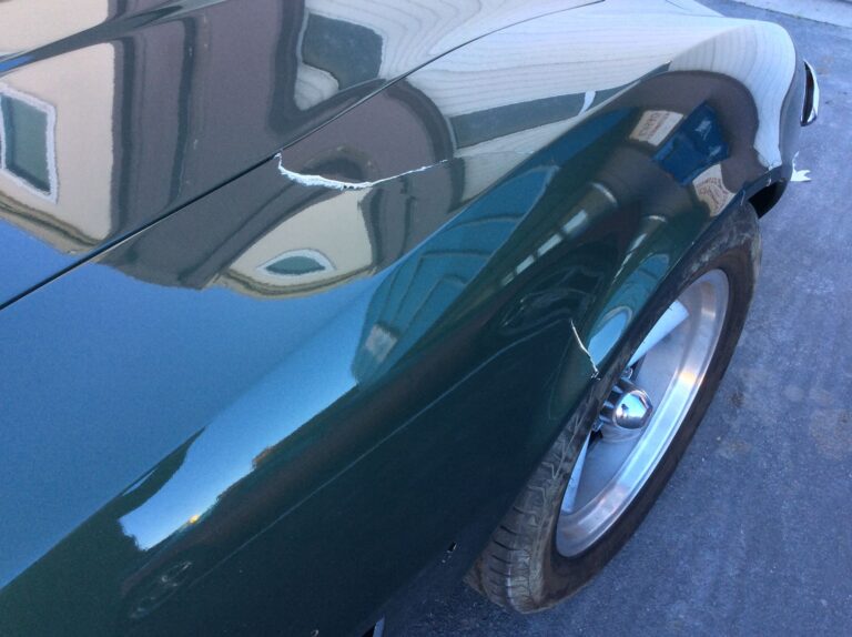 1969 Chevy Corvette collision repair at Automotive Enterprise, San Carlos CA – photo 1