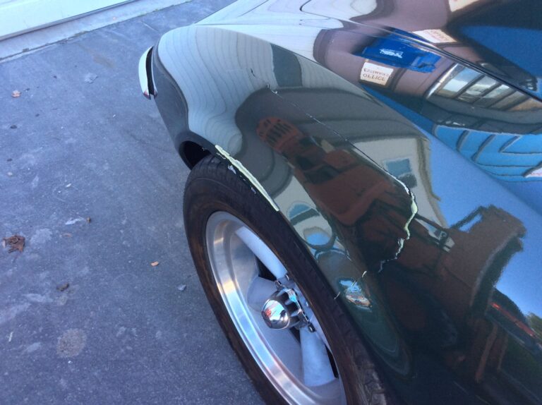 1969 Chevy Corvette collision repair at Automotive Enterprise, San Carlos CA – photo 2