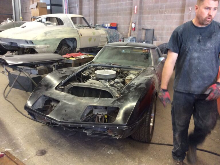 1969 Chevy Corvette collision repair at Automotive Enterprise, San Carlos CA – photo 4