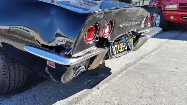 1969 Chevy Corvette collision repair at Automotive Enterprise, San Carlos CA – photo 1