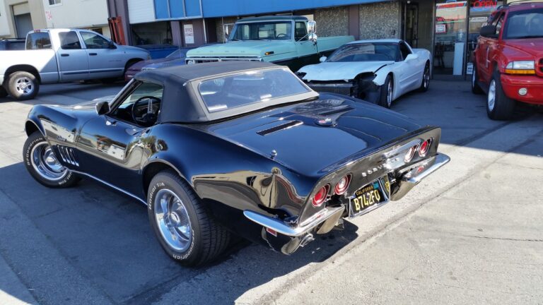 1969 Chevy Corvette collision repair at Automotive Enterprise, San Carlos CA – photo 3