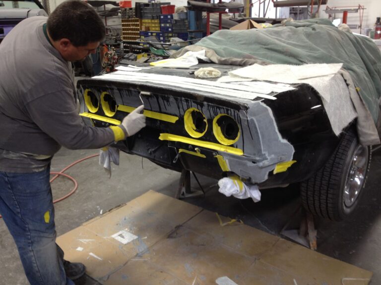 1969 Chevy Corvette collision repair at Automotive Enterprise, San Carlos CA – photo 21