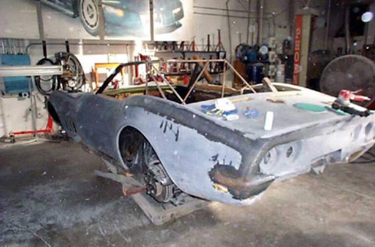 1969 Corvette collision repair at Automotive Enterprise, San Carlos CA – photo 1