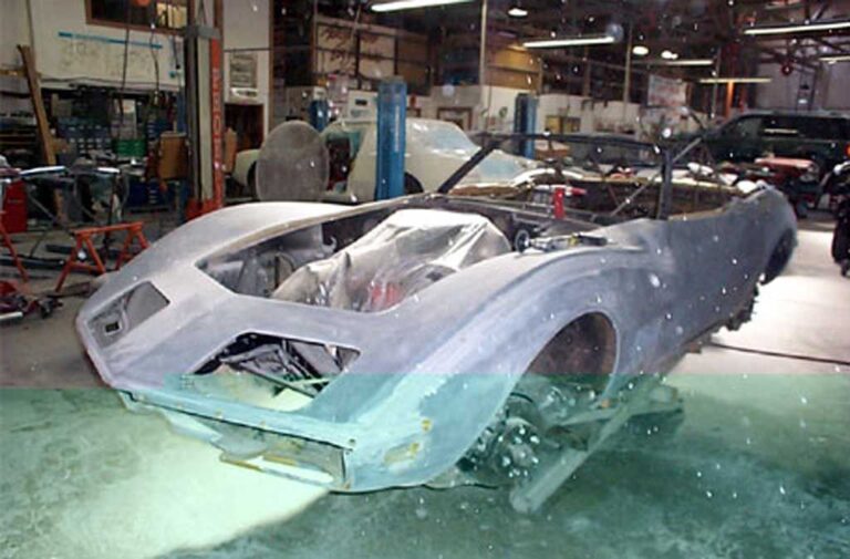 1969 Corvette collision repair at Automotive Enterprise, San Carlos CA – photo 6