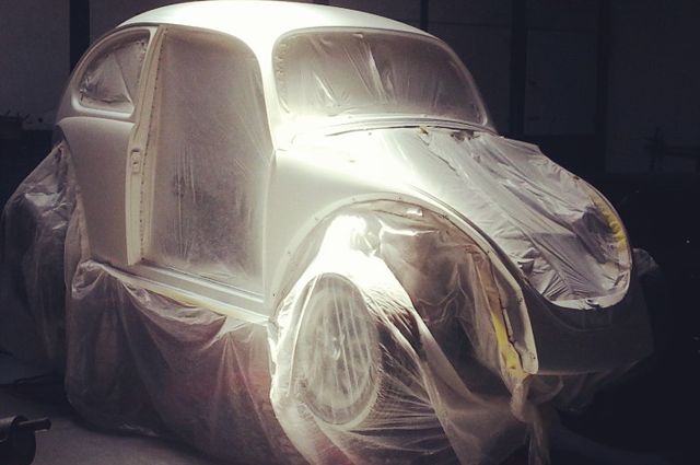 1969 VW Bug collision repair at Automotive Enterprise, San Carlos CA – photo 6