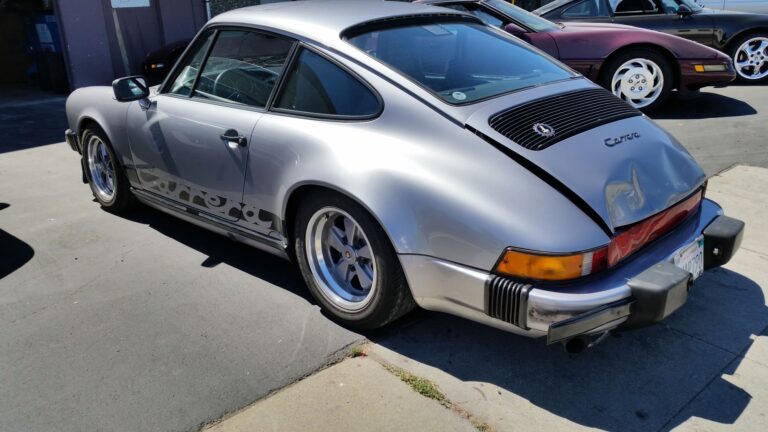 1988 Porsche 911 collision repair at Automotive Enterprise, San Carlos CA – photo 1