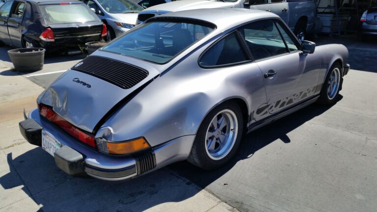 1988 Porsche 911 collision repair at Automotive Enterprise, San Carlos CA – photo 2