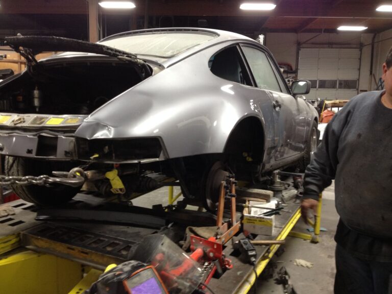 1988 Porsche 911 collision repair at Automotive Enterprise, San Carlos CA – photo 5