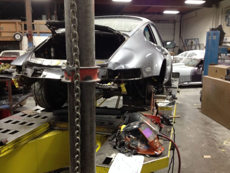 1988 Porsche 911 collision repair at Automotive Enterprise, San Carlos CA – photo 6