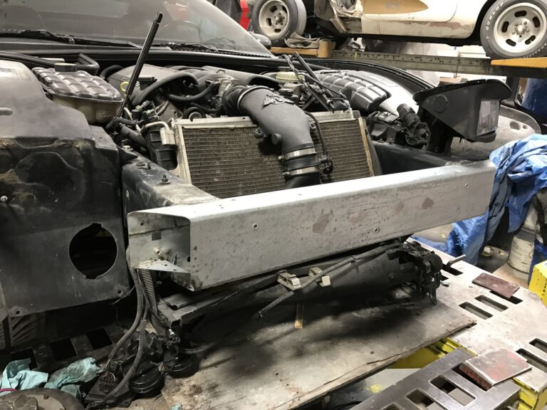 2001 Chevy Corvette collision repair at Automotive Enterprise, San Carlos CA – photo 4