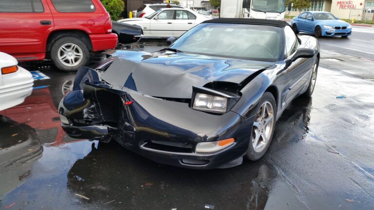 2001 Chevy Corvette collision repair at Automotive Enterprise, San Carlos CA – photo 7