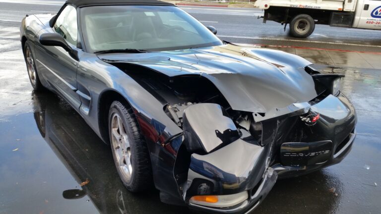 2001 Chevy Corvette collision repair at Automotive Enterprise, San Carlos CA – photo 8