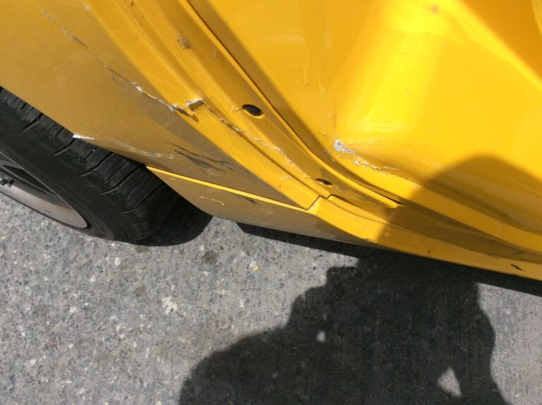 2001 Chevy Corvette collision repair at Automotive Enterprise, San Carlos CA – photo 1