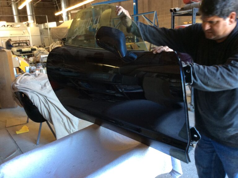 2001 Chevy Corvette collision repair at Automotive Enterprise, San Carlos CA – photo 6