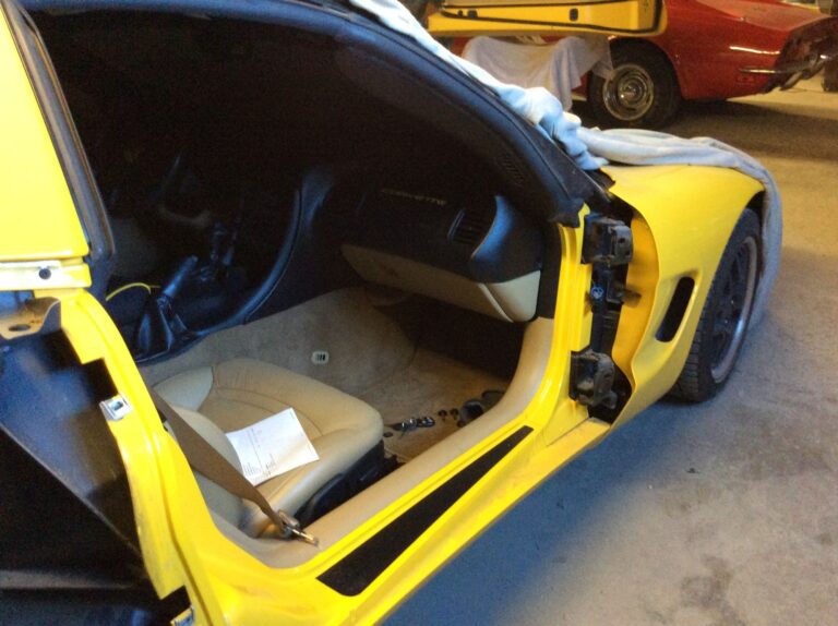 2001 Chevy Corvette collision repair at Automotive Enterprise, San Carlos CA – photo 10