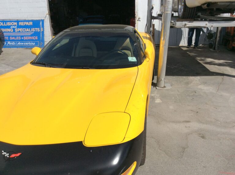2001 Chevy Corvette collision repair at Automotive Enterprise, San Carlos CA – photo 13