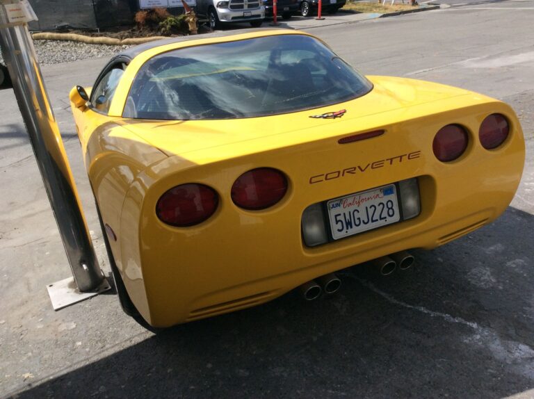 2001 Chevy Corvette collision repair at Automotive Enterprise, San Carlos CA – photo 15