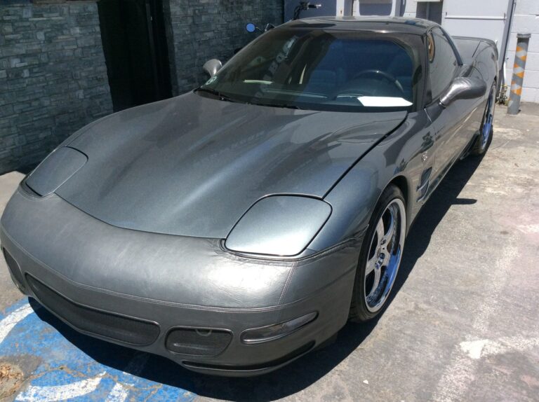 2001 Chevy Corvette collision repair at Automotive Enterprise, San Carlos CA – photo 5