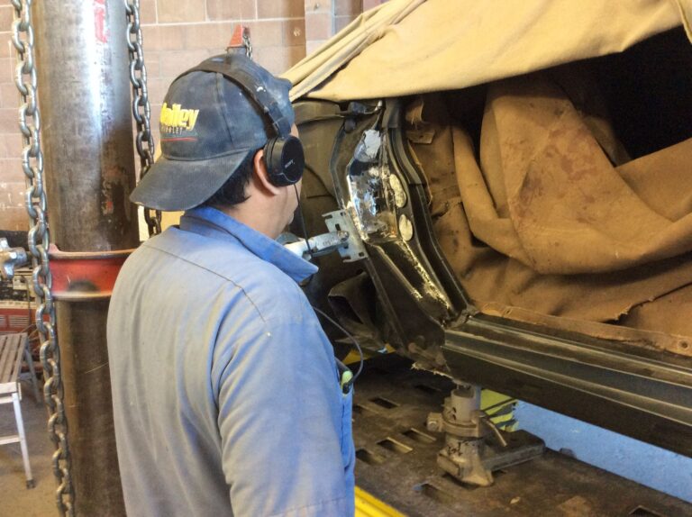 2001 Chevy Corvette collision repair at Automotive Enterprise, San Carlos CA – photo 8