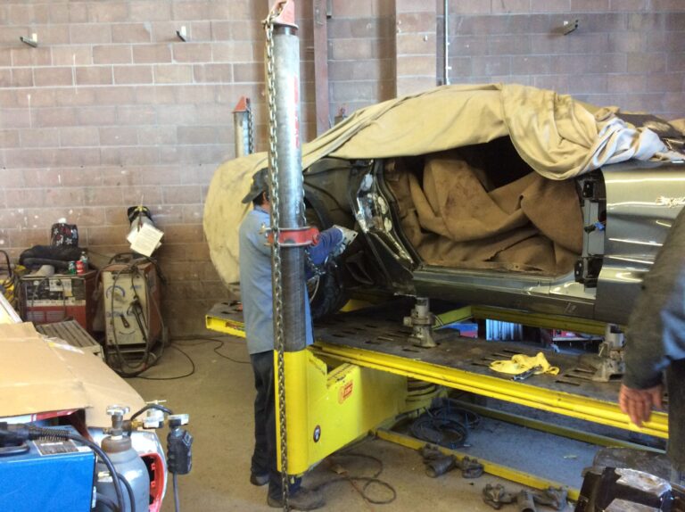 2001 Chevy Corvette collision repair at Automotive Enterprise, San Carlos CA – photo 9