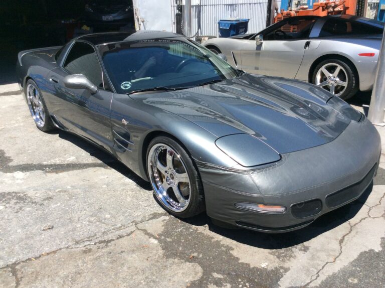 2001 Chevy Corvette collision repair at Automotive Enterprise, San Carlos CA – photo 12
