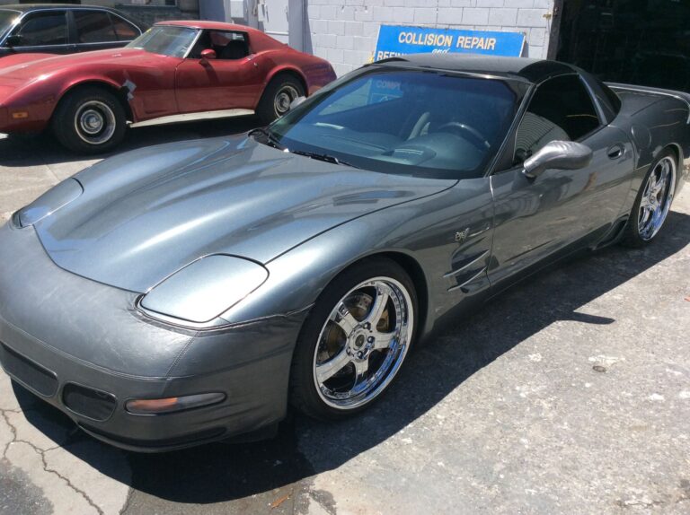 2001 Chevy Corvette collision repair at Automotive Enterprise, San Carlos CA – photo 13