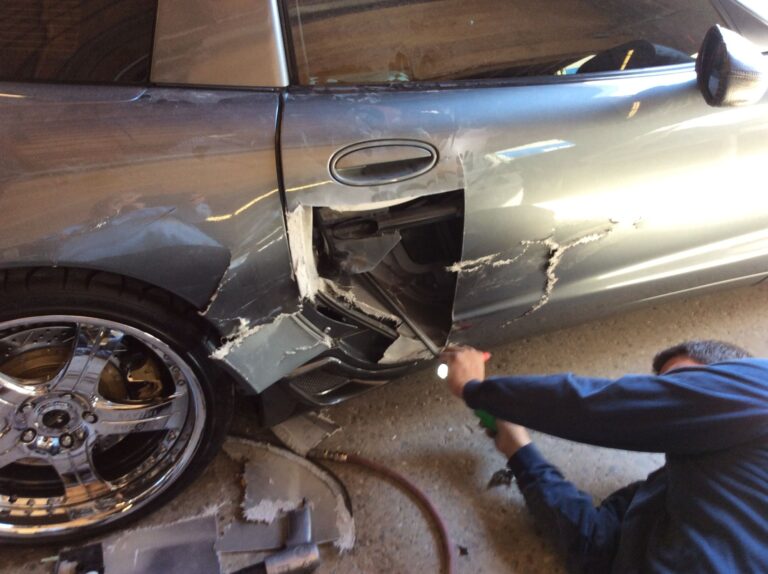 2001 Chevy Corvette collision repair at Automotive Enterprise, San Carlos CA – photo 22