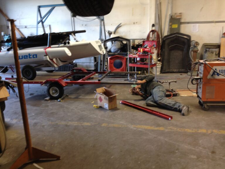 2001 Chevy Corvette Trailer collision repair at Automotive Enterprise, San Carlos CA – photo 6