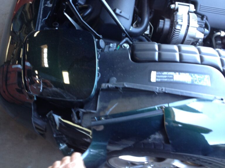 2002 Chevy Corvette collision repair at Automotive Enterprise, San Carlos CA – photo 2