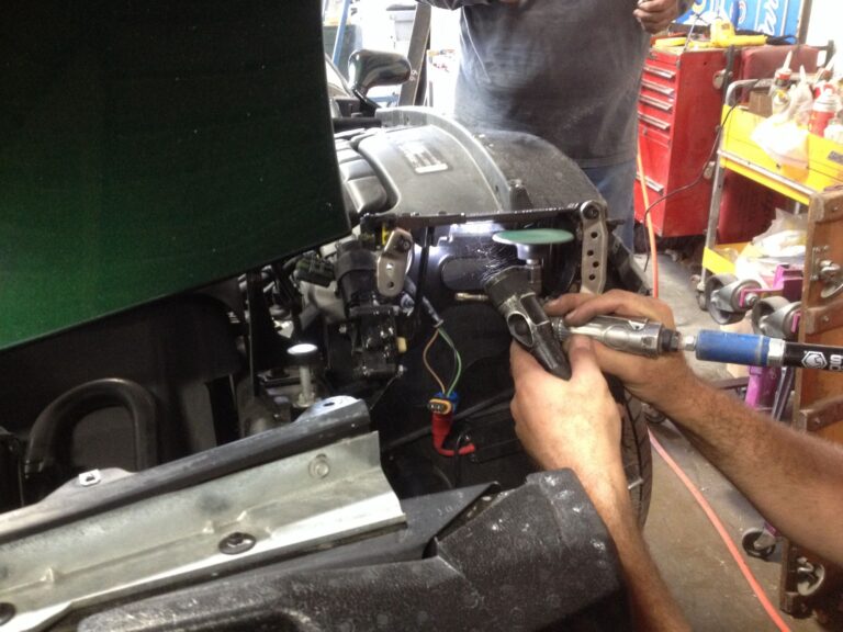 2002 Chevy Corvette collision repair at Automotive Enterprise, San Carlos CA – photo 9