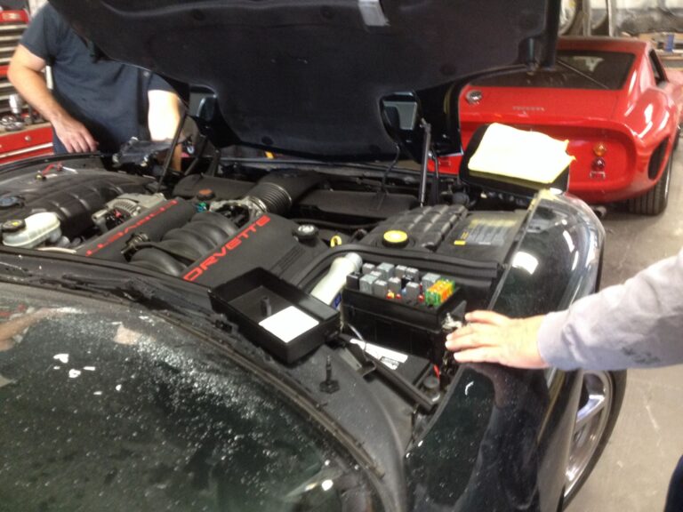 2002 Chevy Corvette collision repair at Automotive Enterprise, San Carlos CA – photo 12