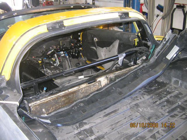 2006 Corvette collision repair at Automotive Enterprise, San Carlos CA – photo 6
