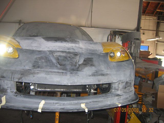 2006 Corvette collision repair at Automotive Enterprise, San Carlos CA – photo 7