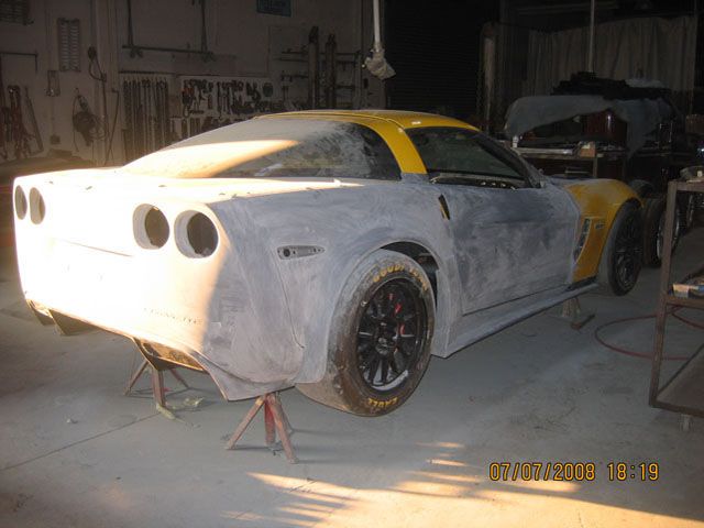 2006 Corvette collision repair at Automotive Enterprise, San Carlos CA – photo 8