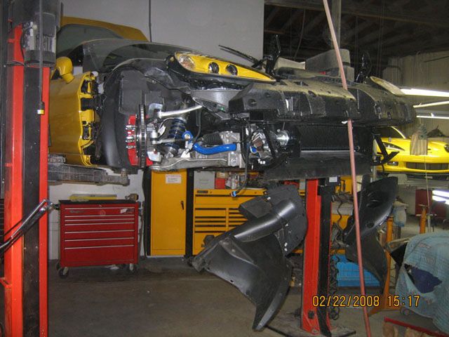 2006 Corvette collision repair at Automotive Enterprise, San Carlos CA – photo 13