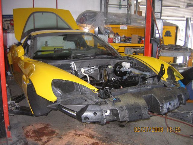 2006 Corvette collision repair at Automotive Enterprise, San Carlos CA – photo 15